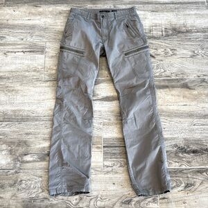 John Varvatos Gray Cargo Pants